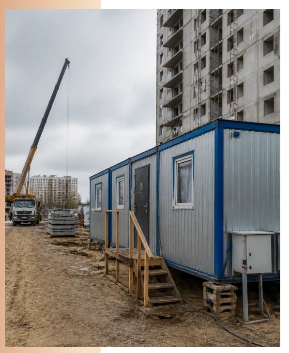 Аренда строительных вагончиков для рабочих в Стерлитамаке